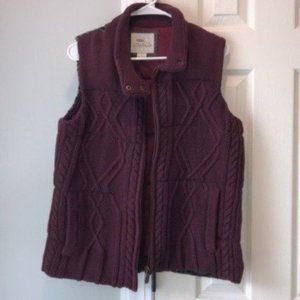 Bob Timberlake CableKnit Nordic Full Zip Vest